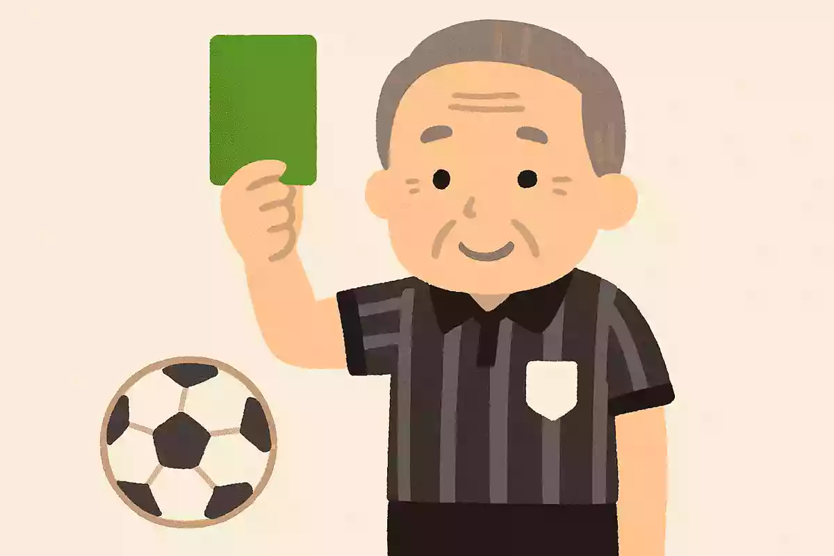 サッカーの審判が出すカードの中にグリーンカードがある。○か×か。
