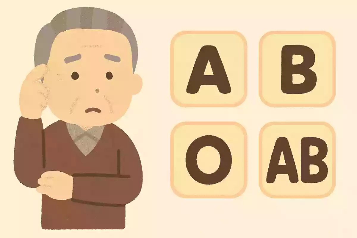 人間の血液型で多いのは次のうちどれでしょうか。