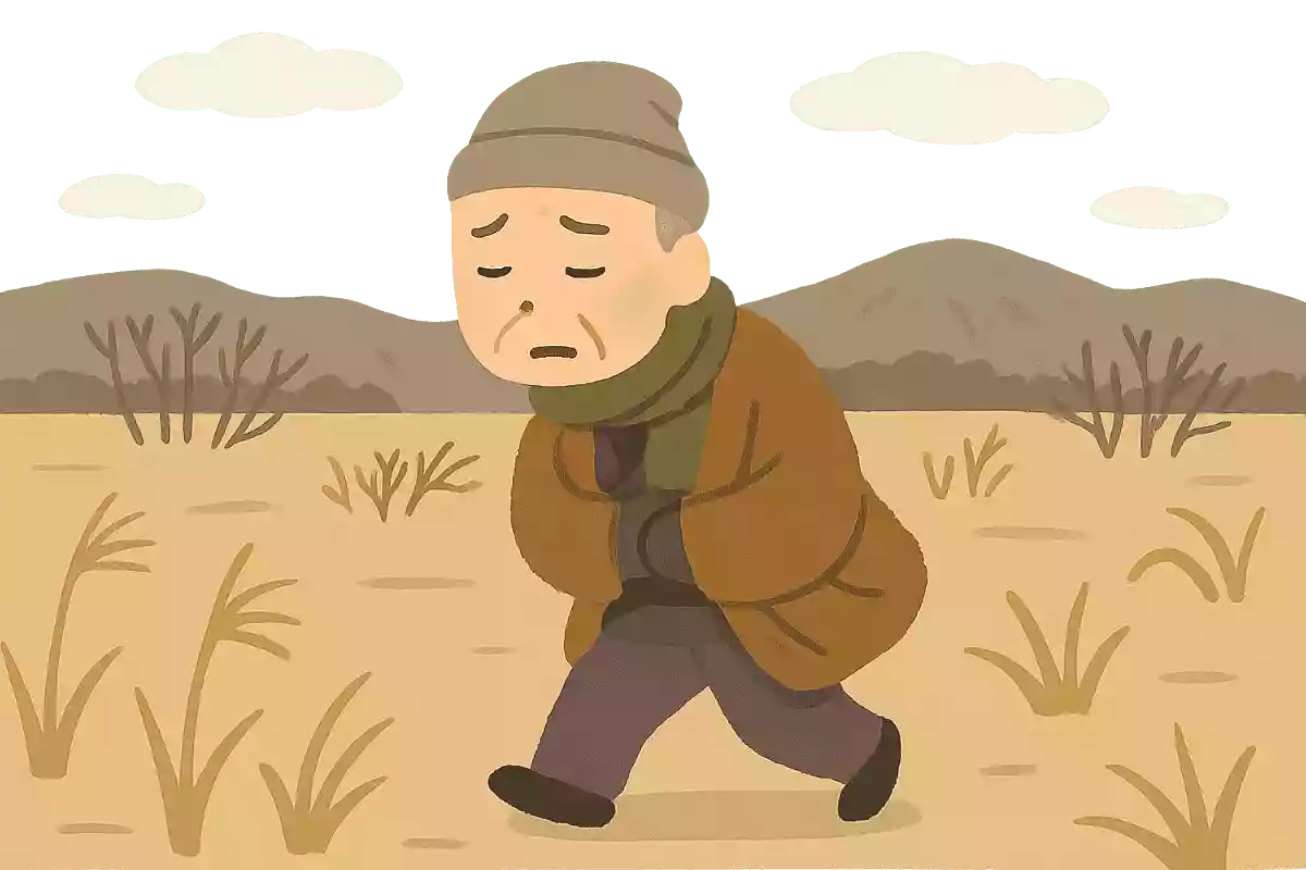旅に病んで 夢は枯れ野を かけめぐる
