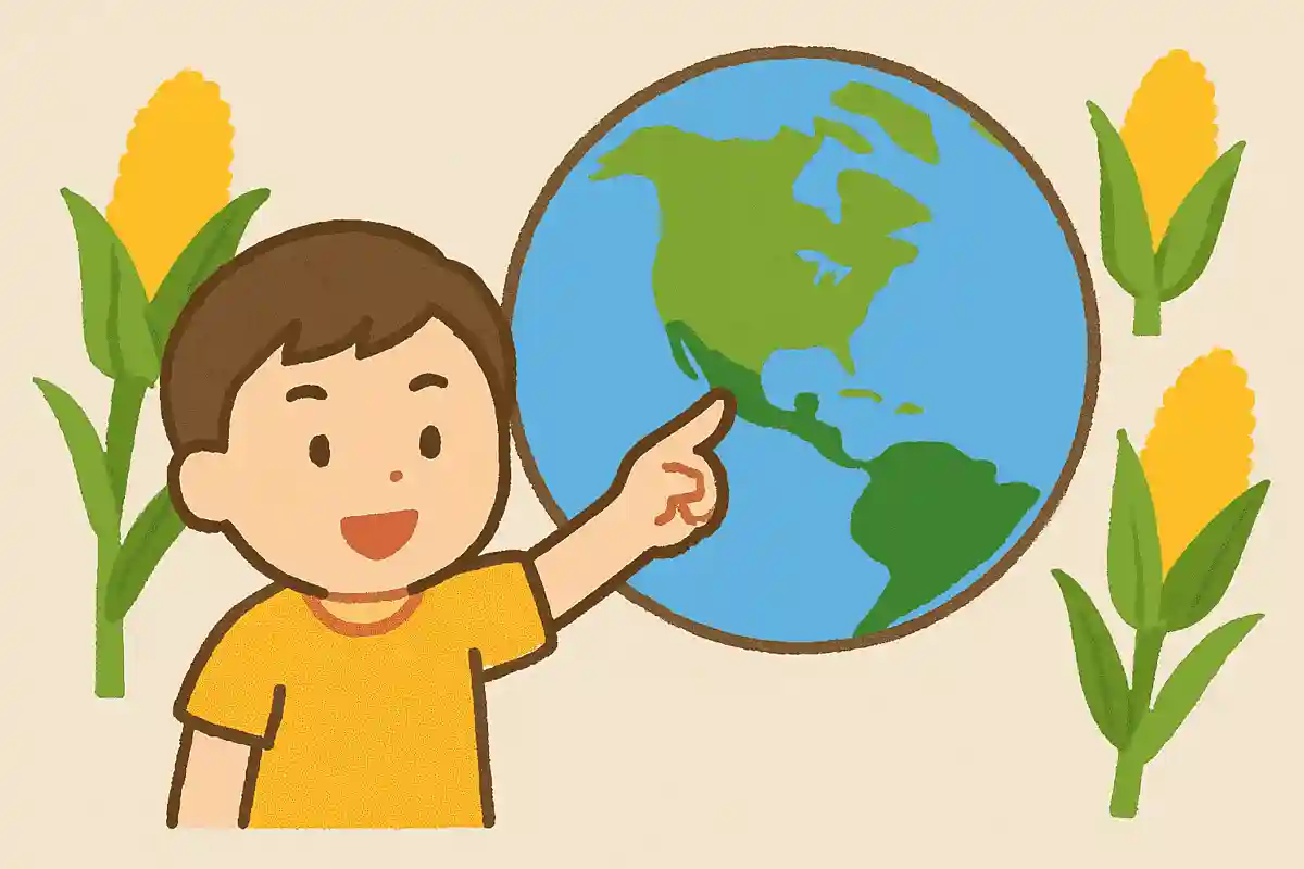 世界でもっともたくさんとうもろこしを生産しているのはどこでしょう？