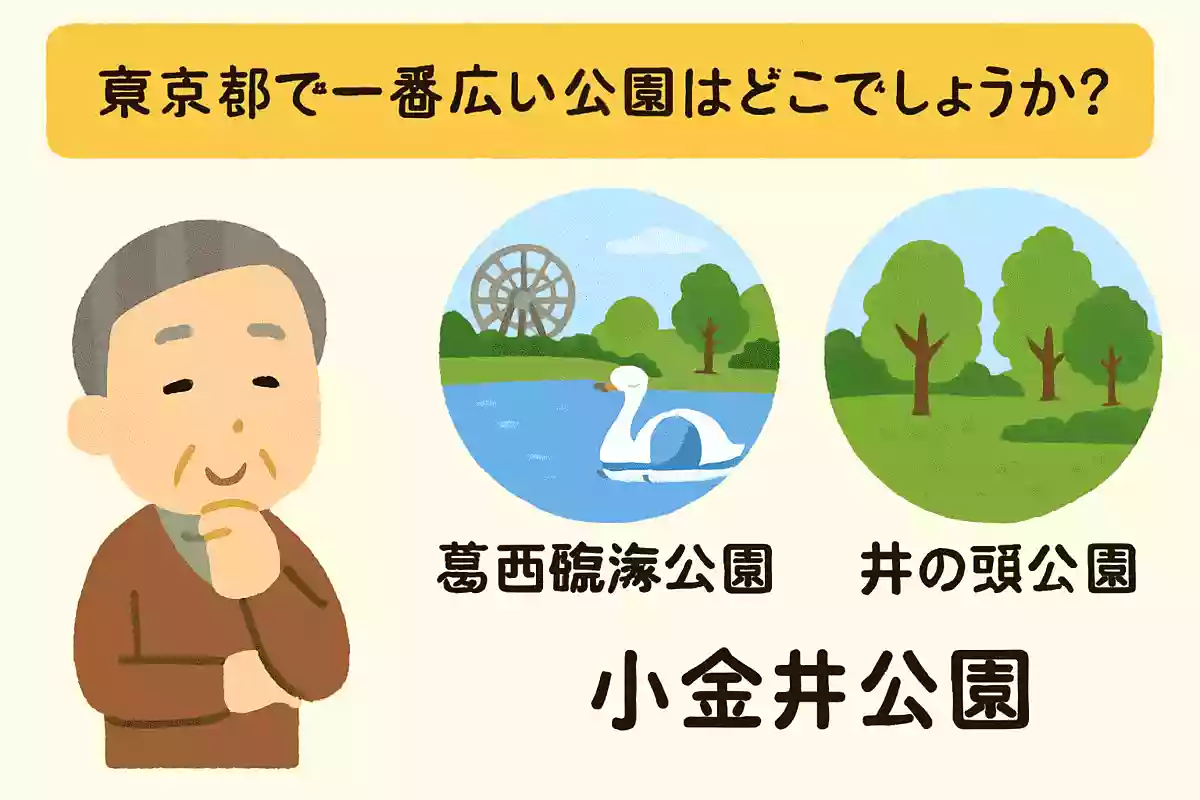 東京都で一番広い公園はどこでしょうか?