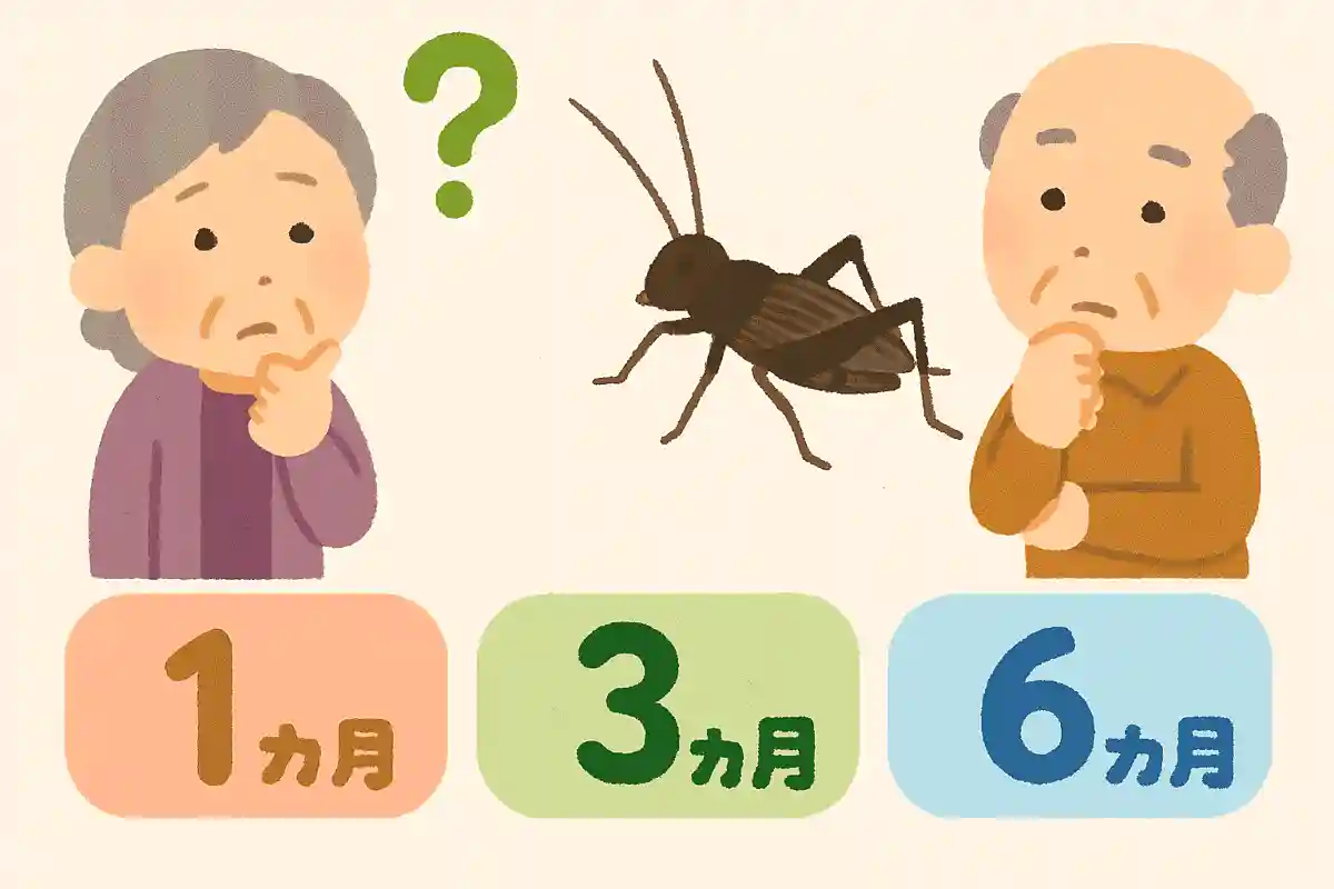 スズムシの寿命は次のうちどれでしょうか