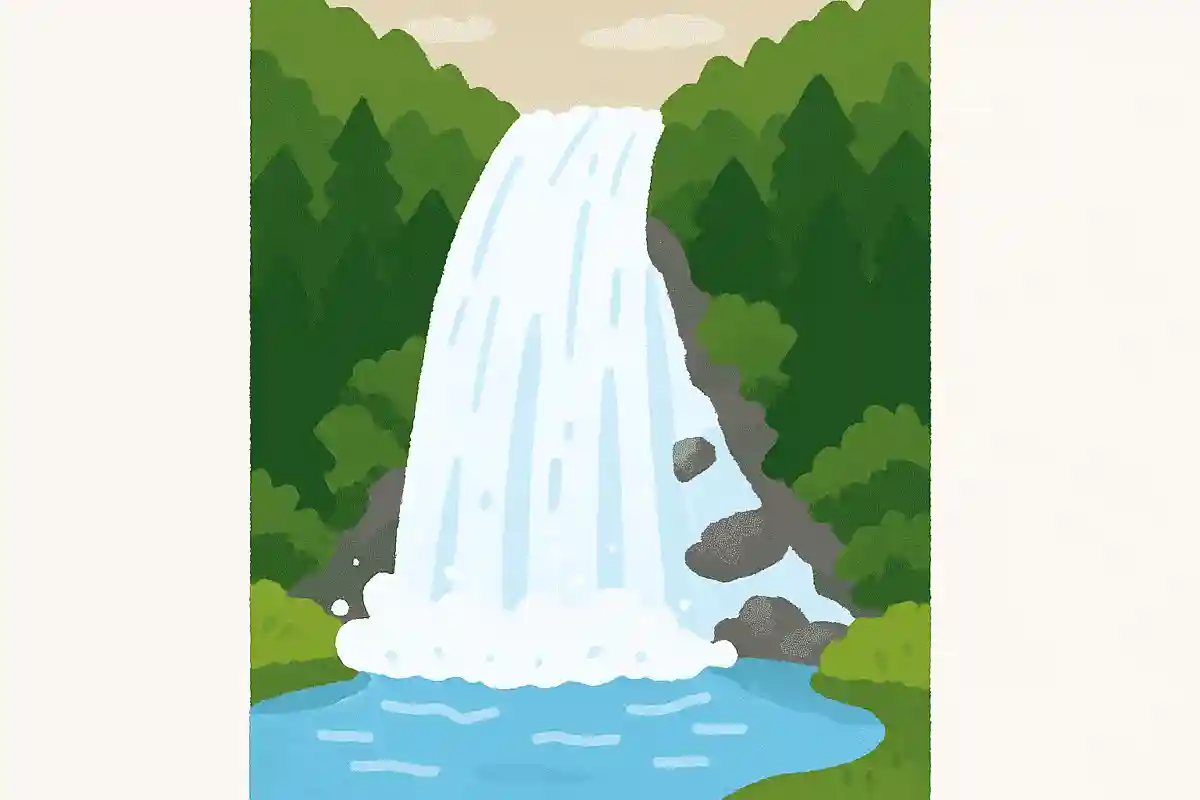 湯滝から流れ落ちた水は、どこにいくでしょうか？