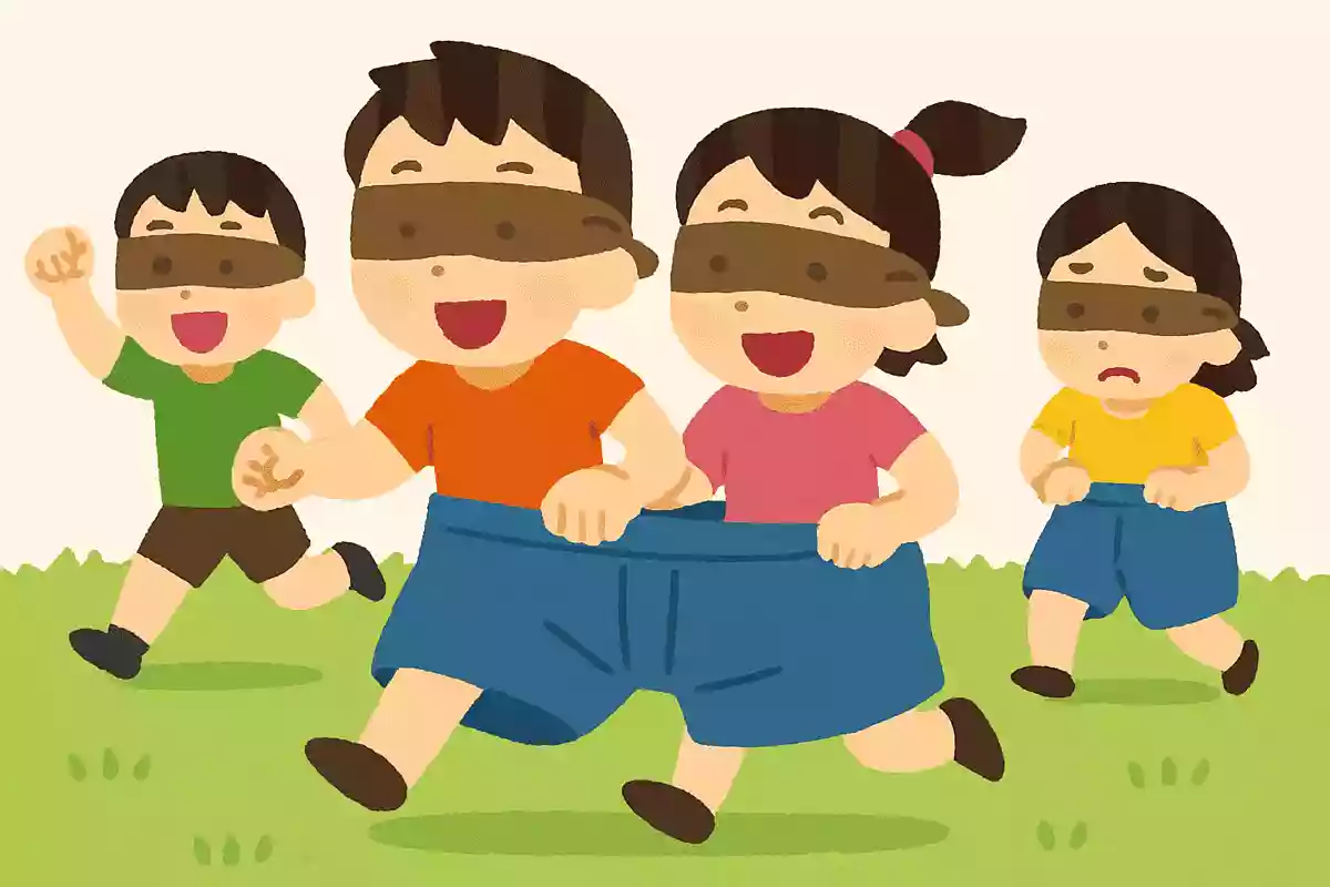 目隠しデカパンリレー