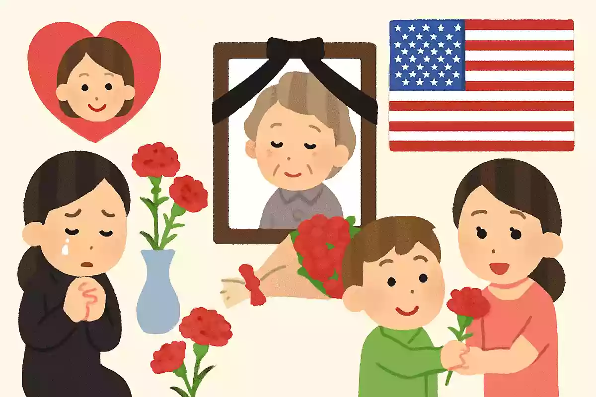 アメリカでの母の日の起源は1908年におこなわれたある女性の追悼式