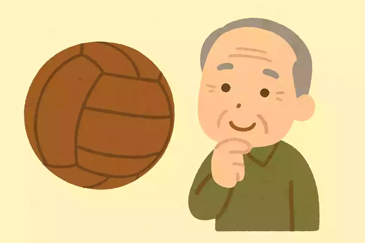 サッカーボールは白黒ですが、昔は何色だったでしょうか?