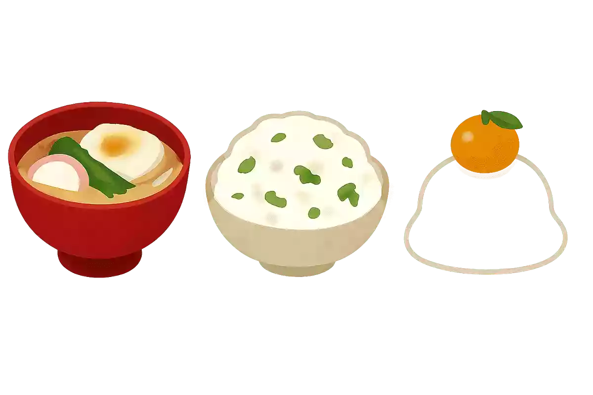 1月7日の朝に食べると良いとされているのは次のうちどれ?