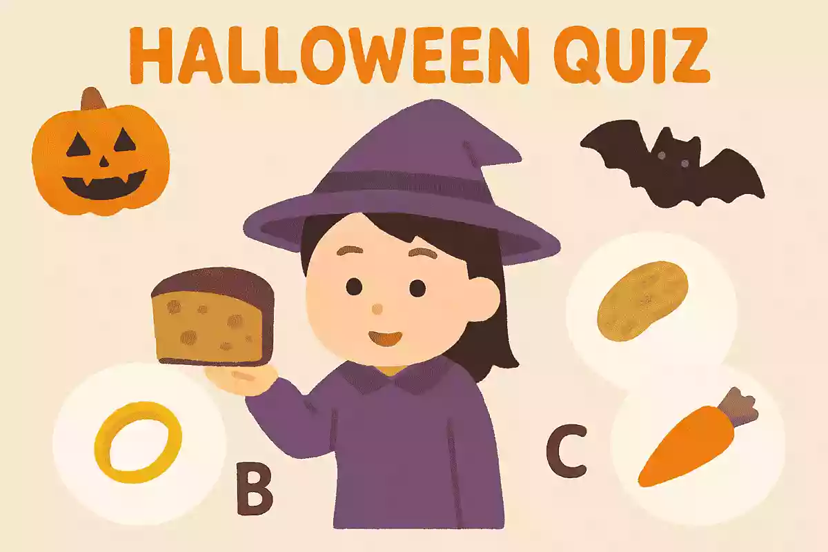 ハロウィンにアイルランドで食べられるケーキの中には何が入っているでしょう?