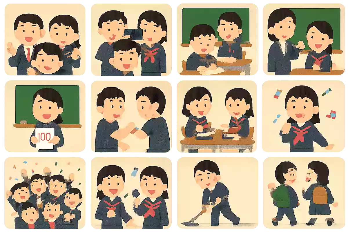クラスの思い出すごろく