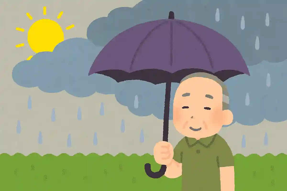 明らみて 一方暗し 梅雨の空