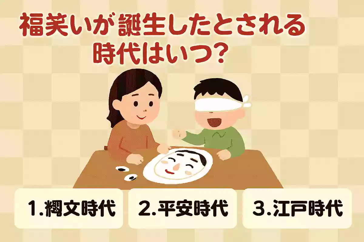 福笑いが誕生したとされる時代はいつ?