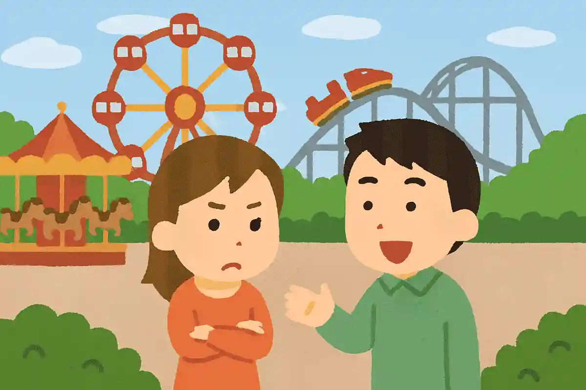 【イライラを紛らわす効果】遊園地での会話、環境音 Healing at the amusement park