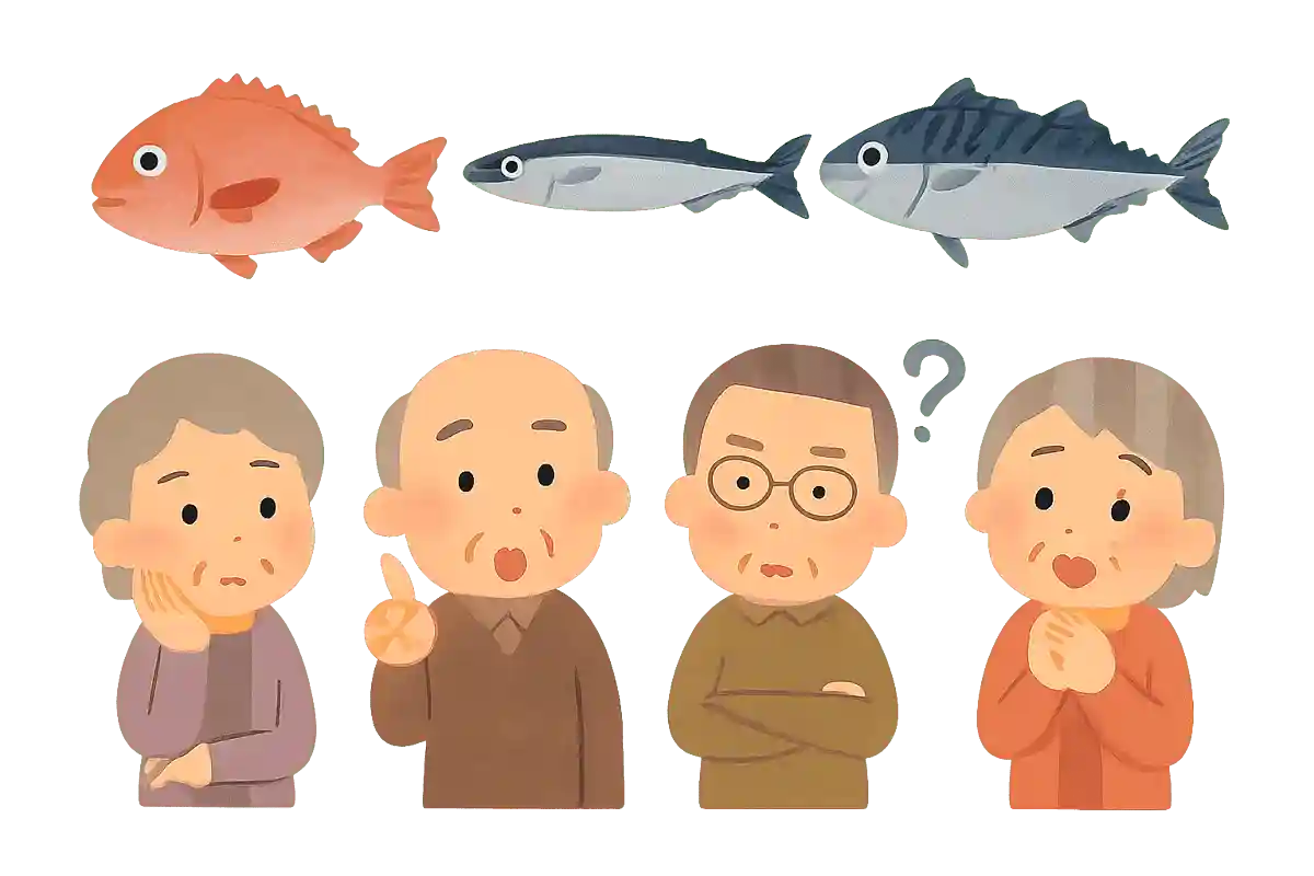つぎのうち、旬が2度ある魚はどれでしょうか?