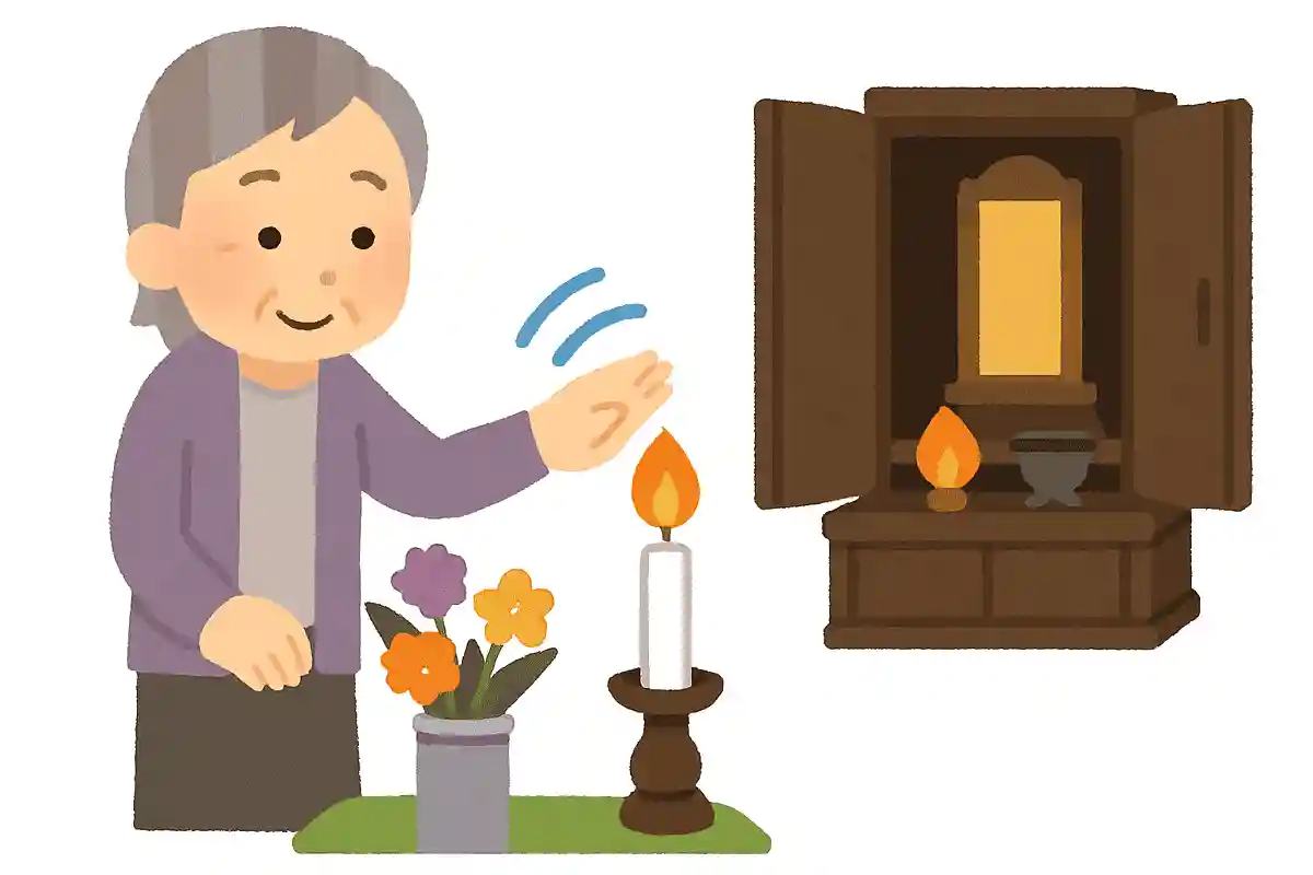 お墓や仏壇のろうそくは、どのようにして消すのがいいとされているでしょうか？
