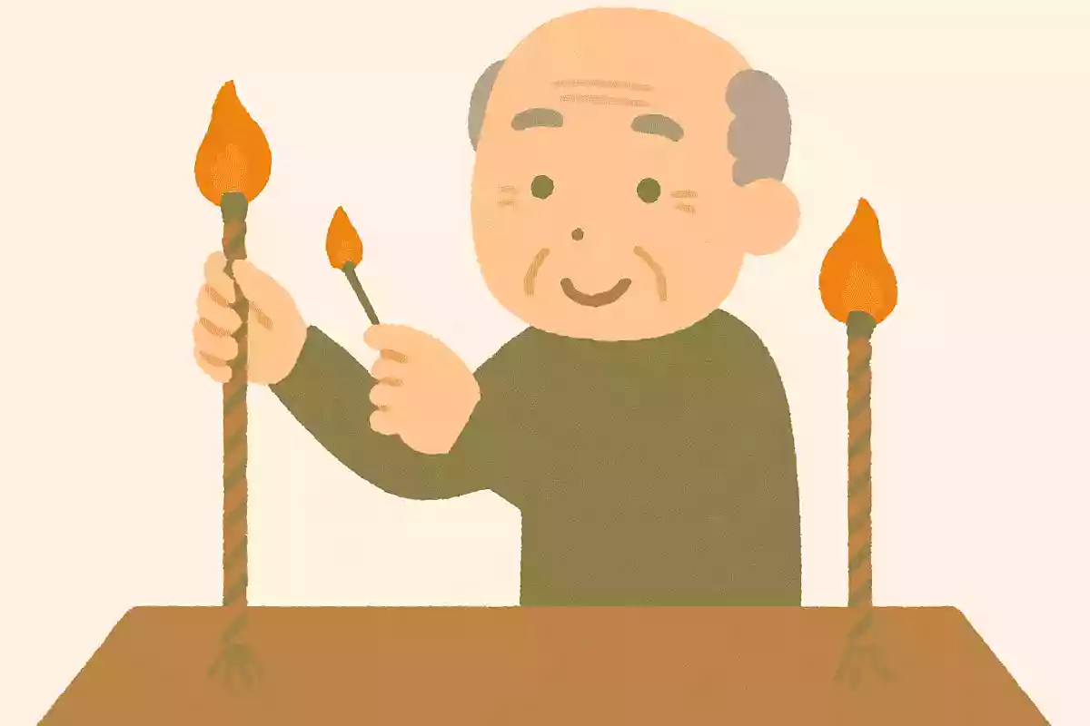 まったく同じ素材でできたロープが2本あります。どちらも先端から火をつけると1時間で燃え尽きます。燃える時間を利用して、45分計るには最初はどのようにして火を付けるといいでしょうか？