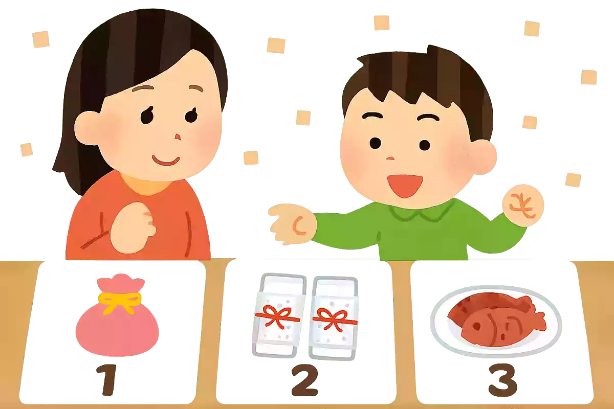 小学生向けのお正月クイズ。親子で一緒に楽しめる3択問題