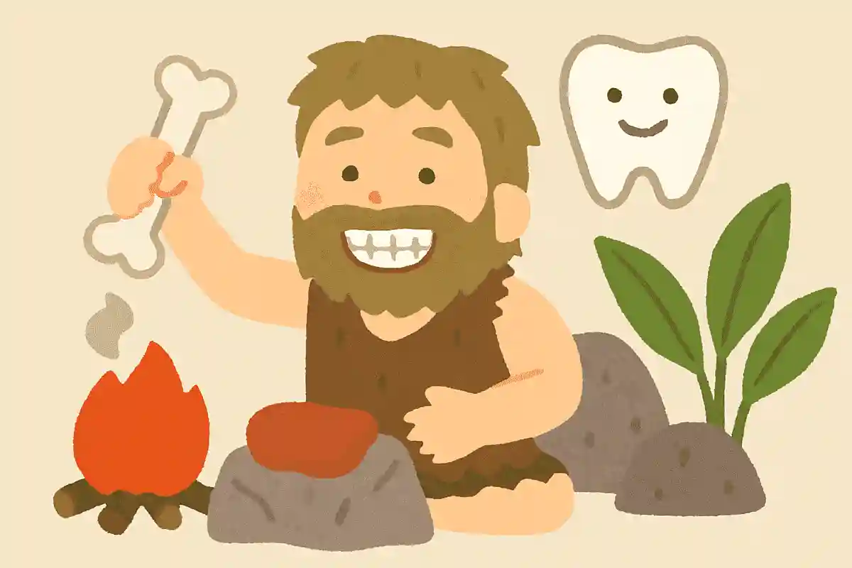 原始時代は虫歯になる人はほとんどいませんでした。なぜでしょうか？
