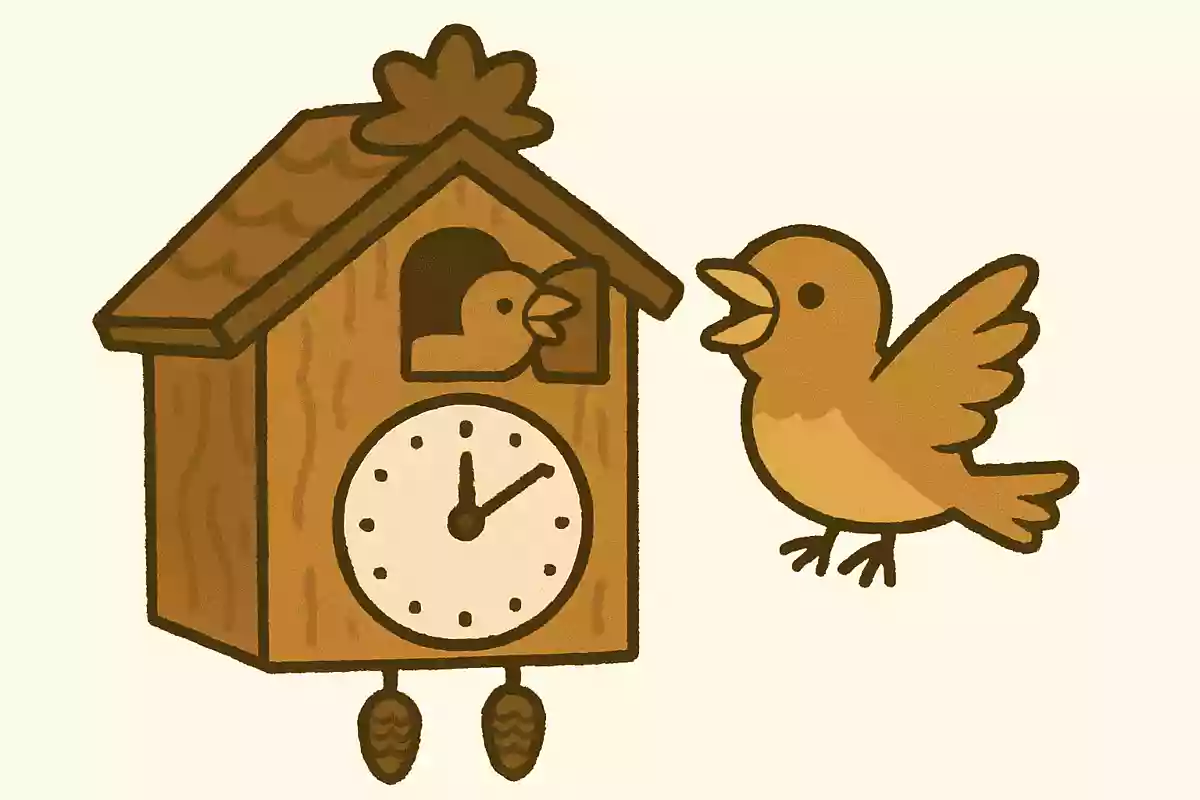 鳩時計の発祥の地であるドイツでは、飛び出してくるのは鳩ではありません。何の鳥でしょうか？