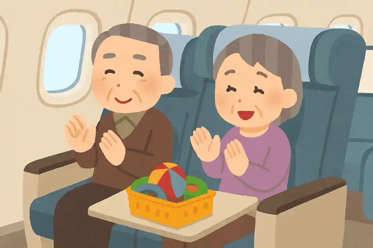 空虚な九州空港の究極高級航空機