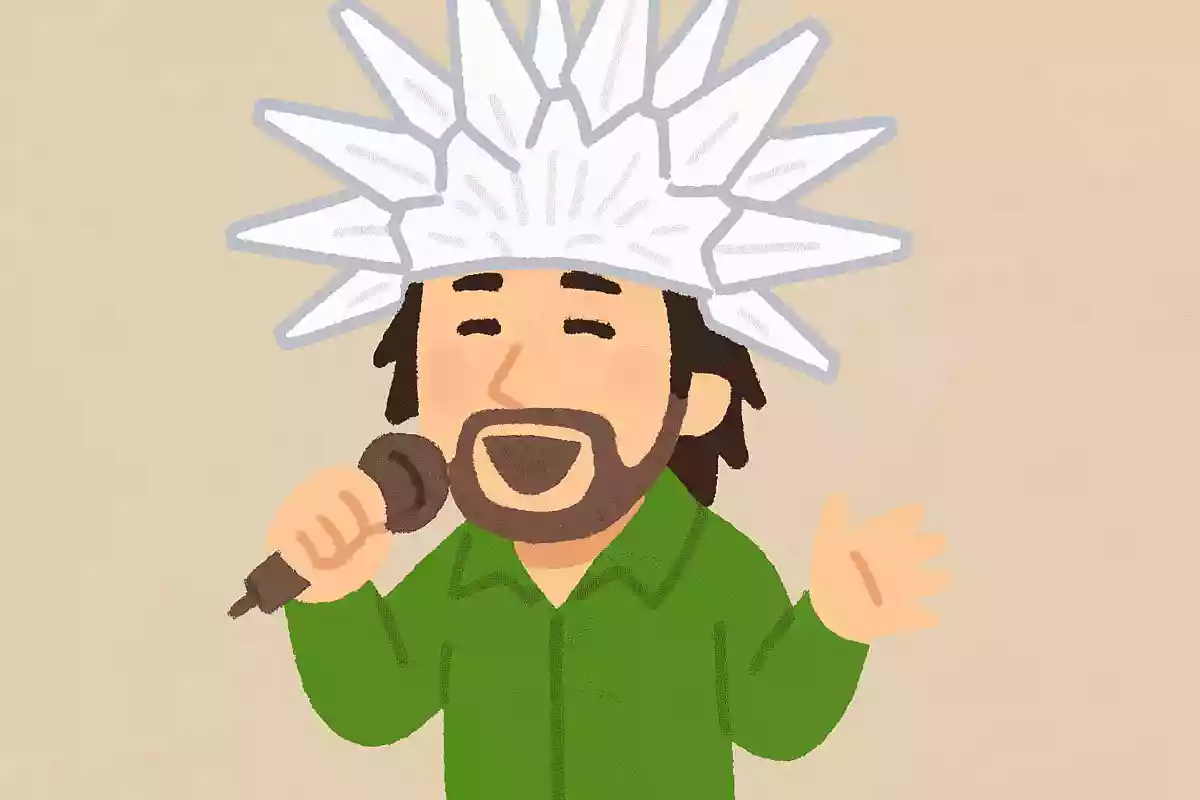 ジェイ・ケイさんがライブのときによく身につける被り物といえば?
