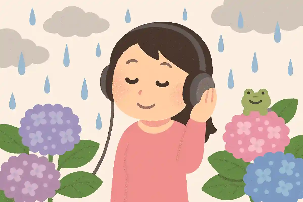 雨音にはリラックス効果がある