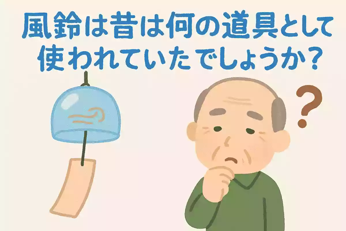 風鈴は昔は何の道具として使われていたでしょうか?