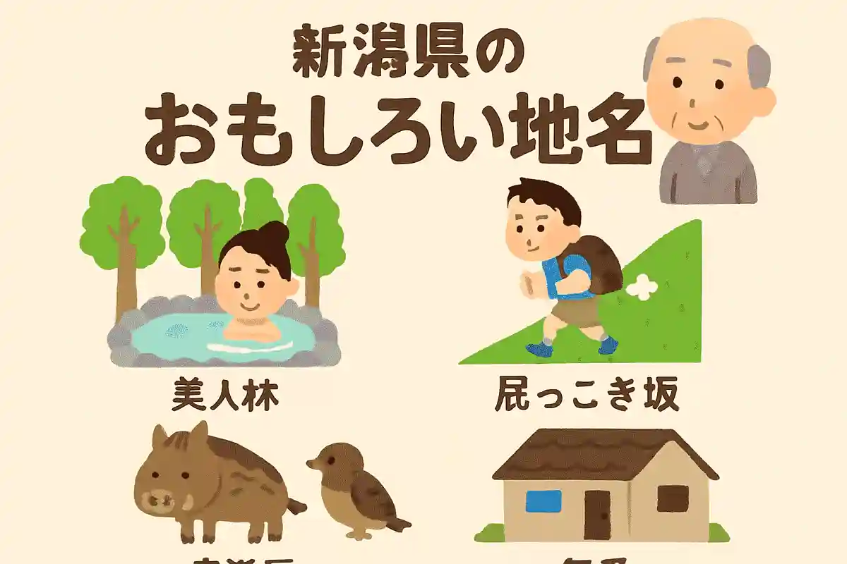 新潟県のおもしろい地名は?
