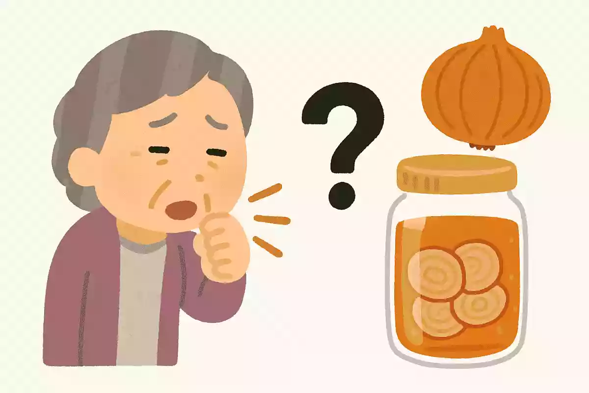 せきが止まらないときに、はちみつにある野菜を漬け込んだ汁を飲むと治まります。ある野菜とは何でしょうか?