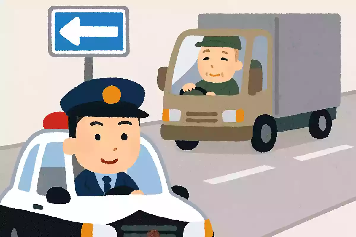 パトカーに乗った警察官の目の前を、トラックの運転手が一方通行の道を逆走していました。しかし、警察官はトラックの運転手を捕まえるなど、気にする様子は全くありませんでした。なぜでしょうか？