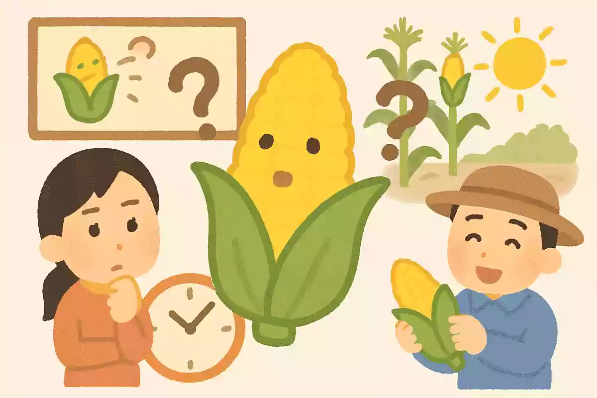 最も甘いとうもろこしが収穫できるのは1日のうちでいつでしょうか?
