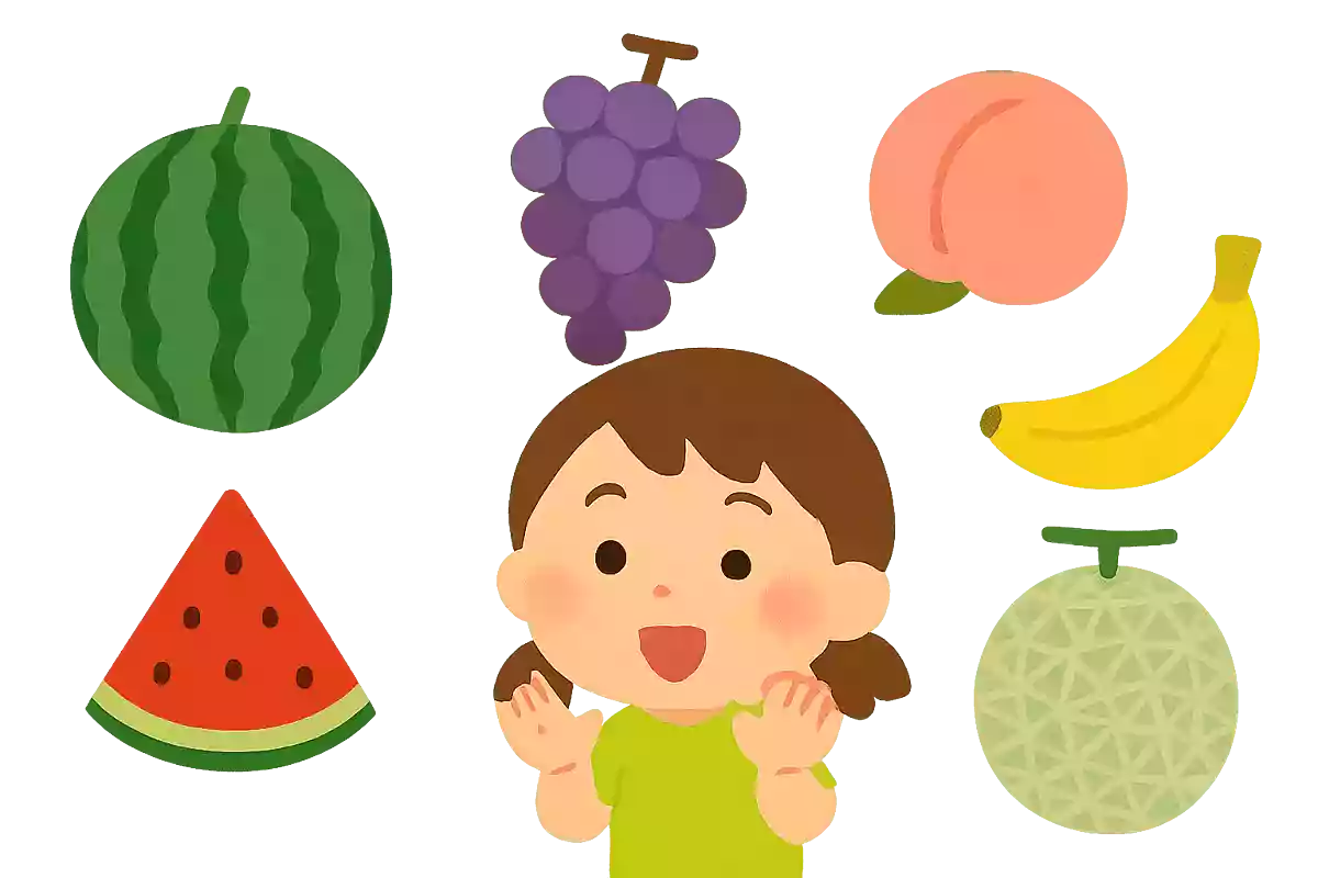夏に取れる果物は？
