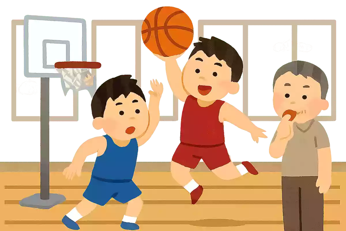 「バ〇〇ット〇ール」近年日本代表の活躍が目覚ましい、よく体育館でおこなわている球技。
