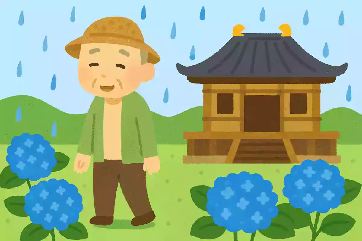 五月雨を 降り残してや 光堂