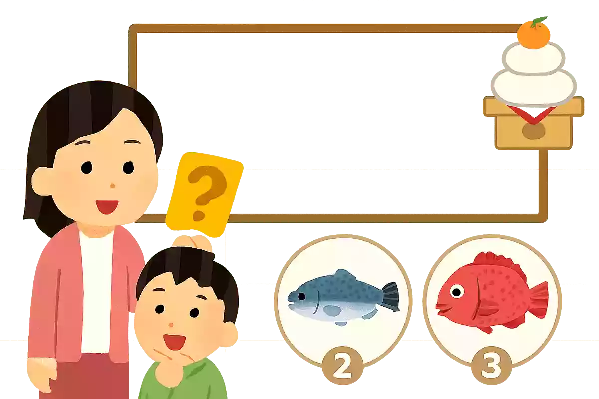 お正月に食べる魚で縁起がよいものは?