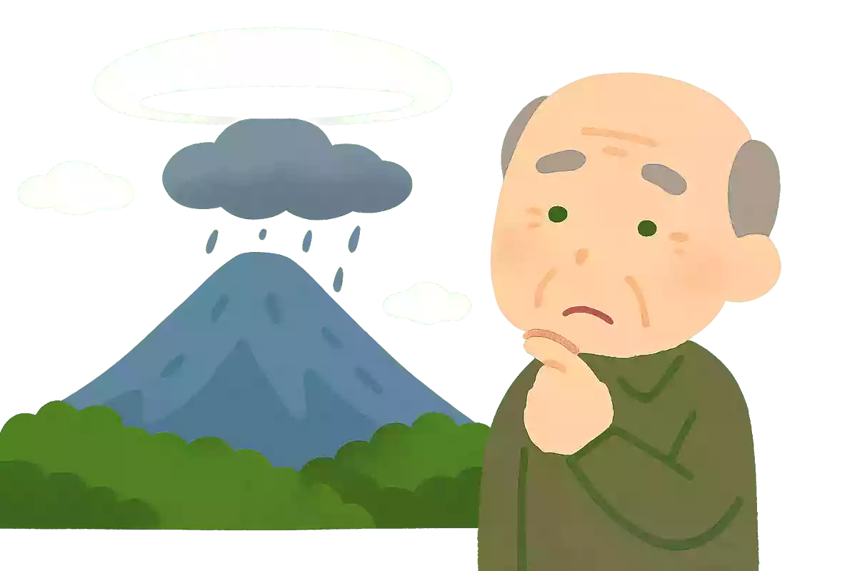 山に〇〇雲かかれば雨の、〇〇は何でしょうか?