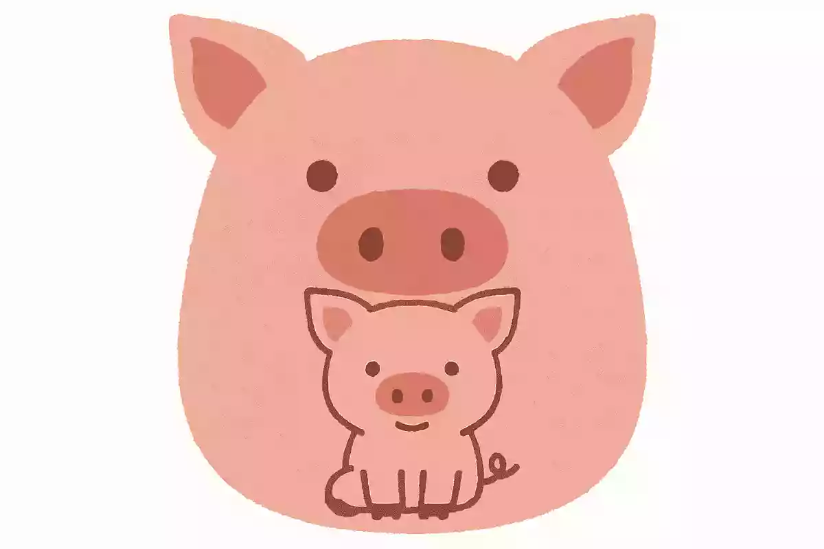 ぶたはぶたでも、顔の中にいるぶたはどんなぶたでしょう？