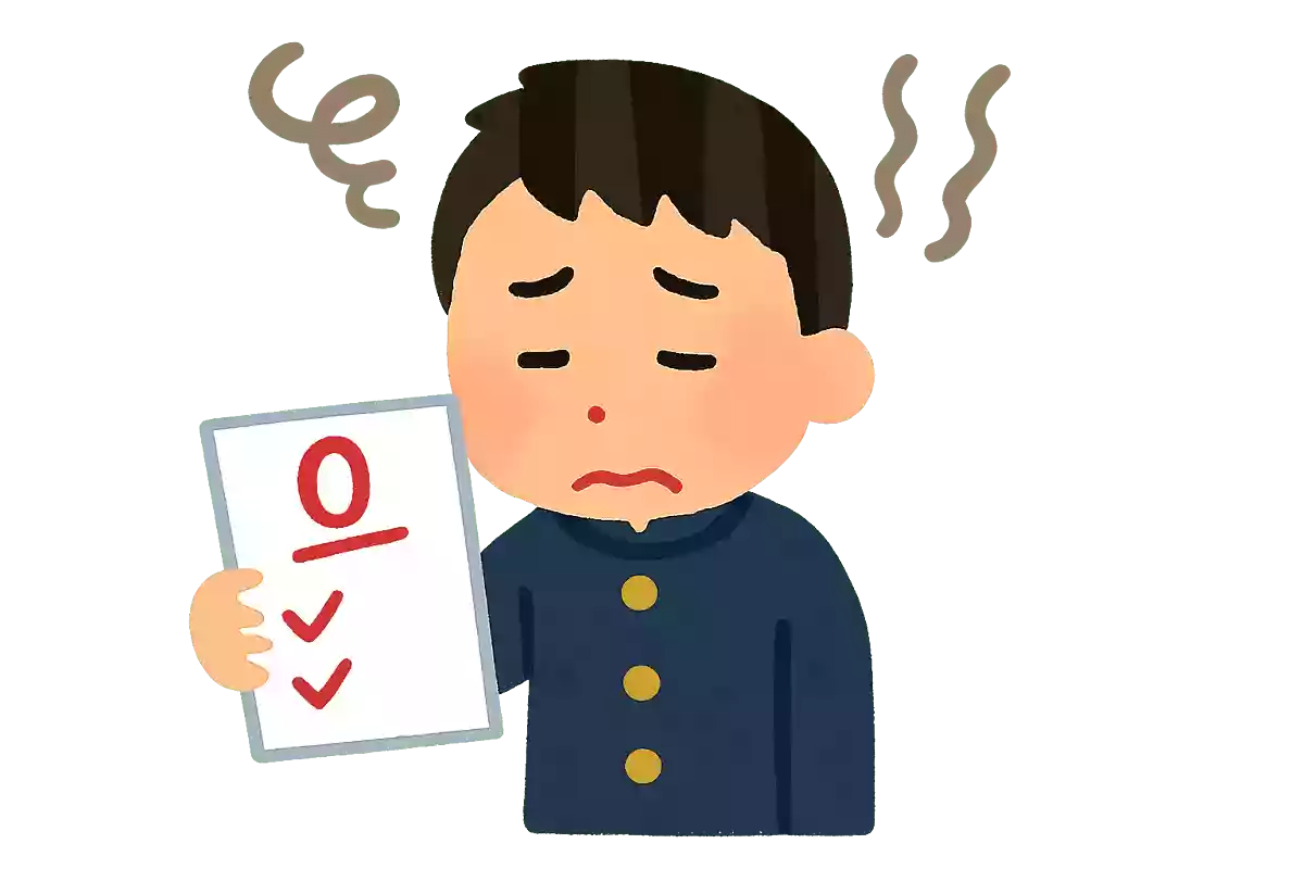 テストでの最低点数を発表