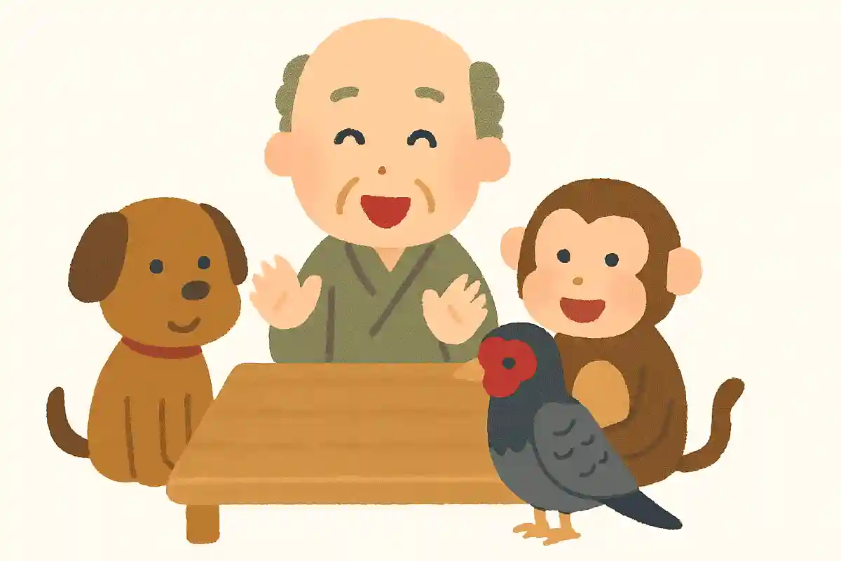 桃太郎のお供が犬、猿、キジ、の理由