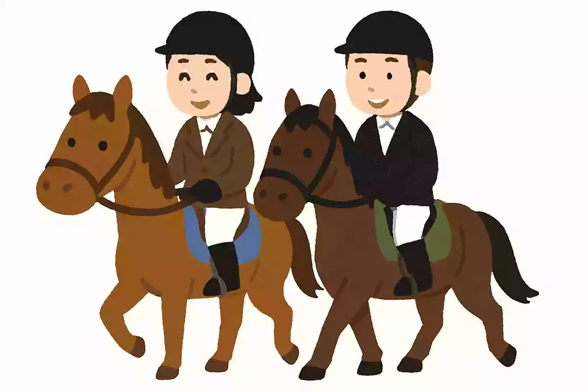 馬術は男女の区別をせずに競技をおこなう