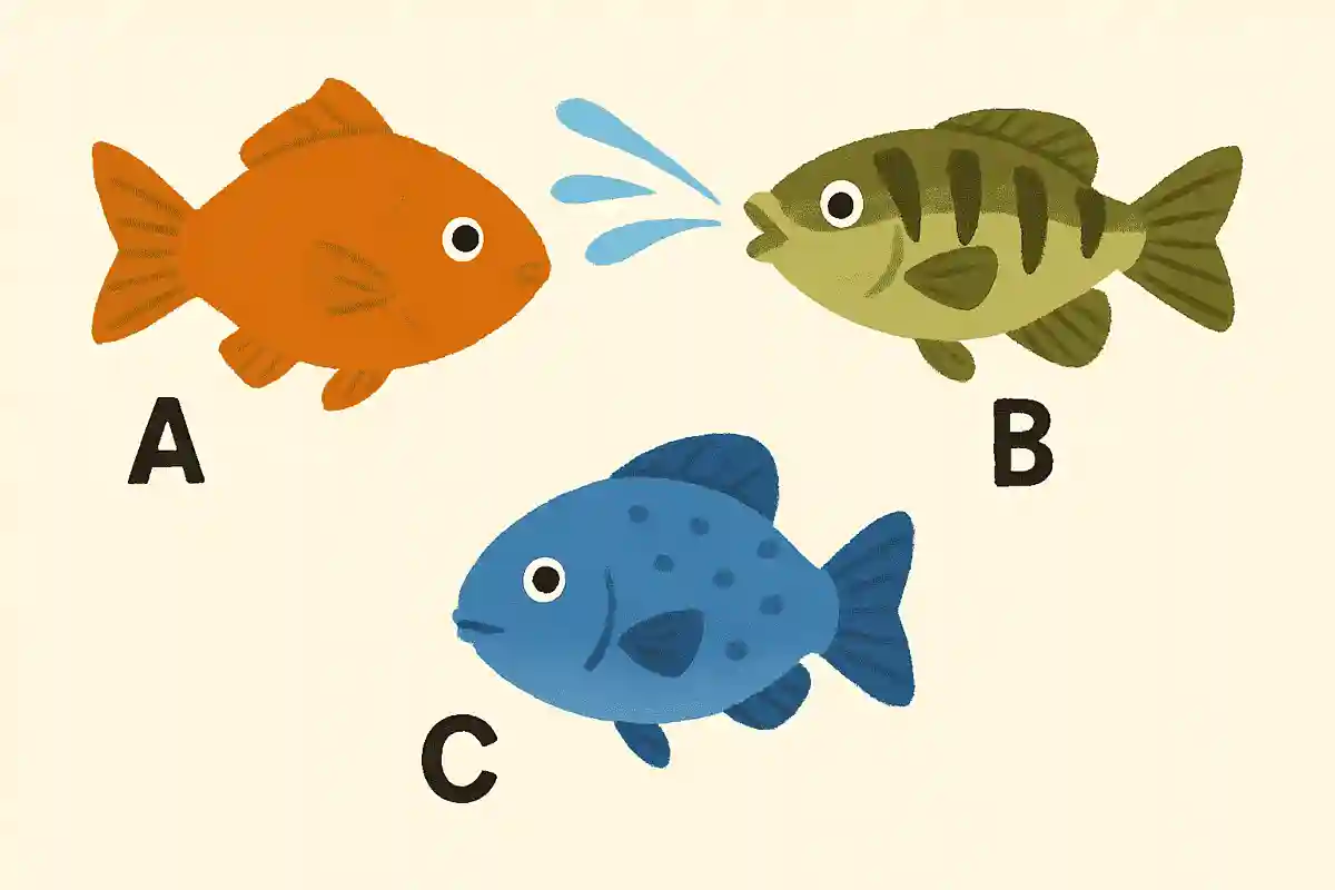 口から水鉄砲のように水を飛ばす魚は、次のうちどれでしょうか?