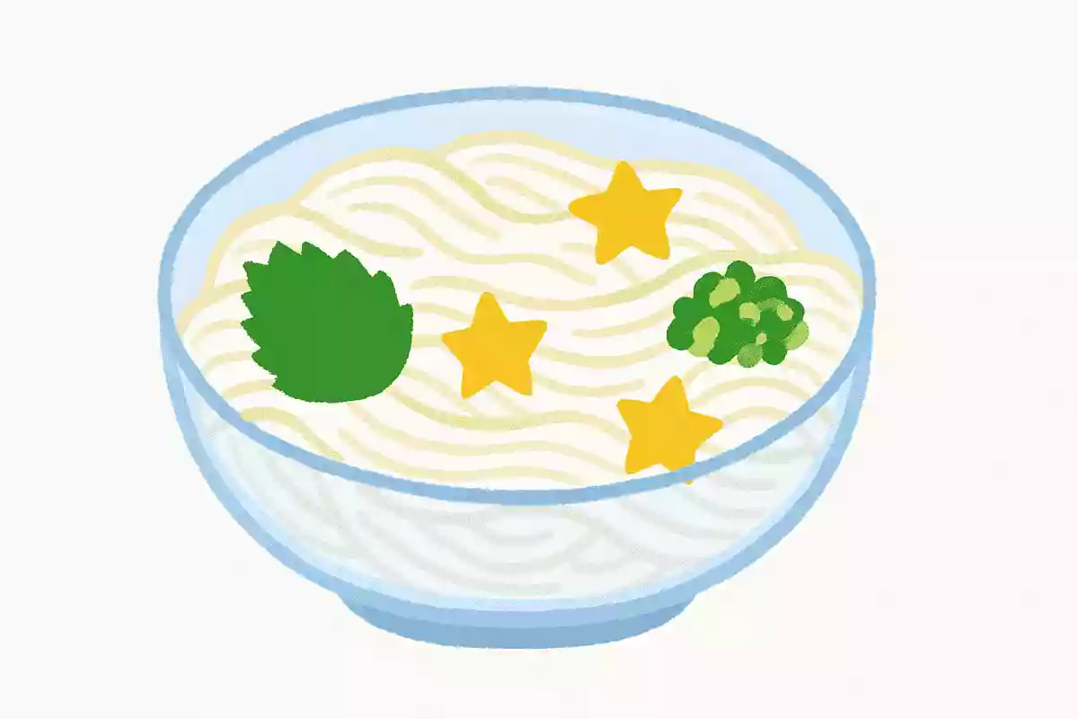 7月7日の七夕に食べる、天の川に見立てた食べ物はなんでしょうか?