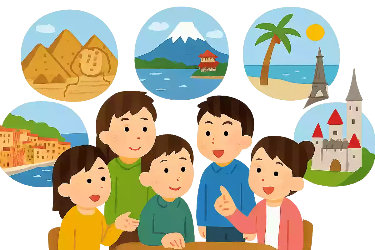 旅行で行きたい場所