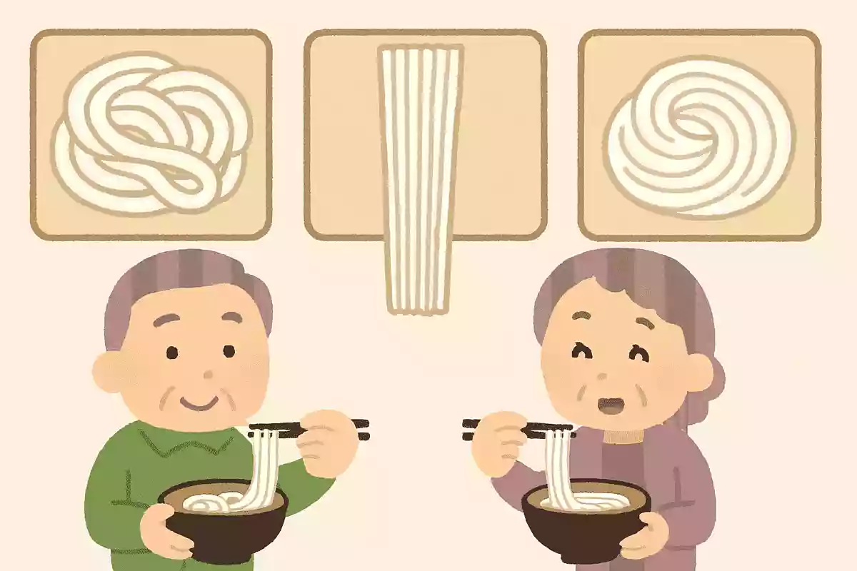 うどん、ひやむぎ、そうめんの違い