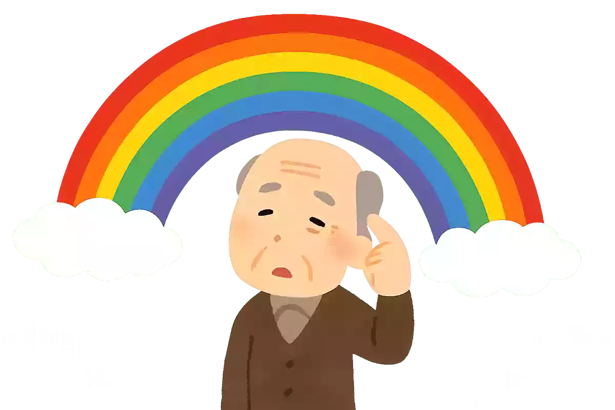 日本では虹の色は7色と言われていますが、ドイツでは何色と言われているでしょか？