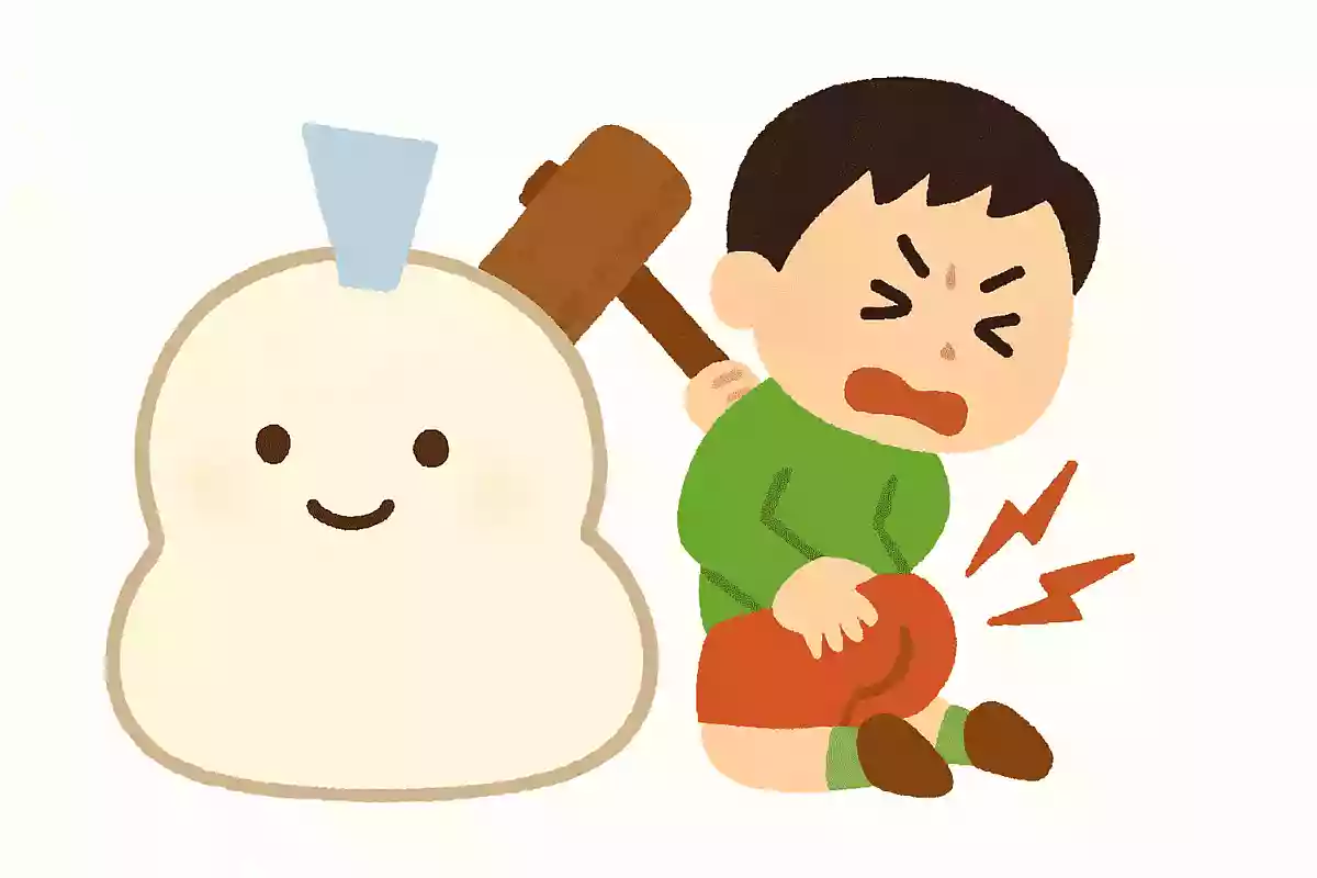 もちはもちでも、ついたらおしりがいたいもちって何でしょう？
