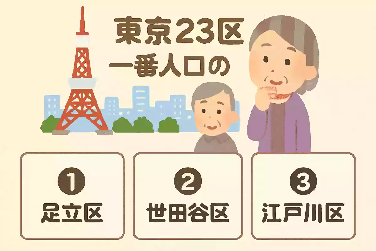 東京23区で一番人口の多い区はどこでしょうか?