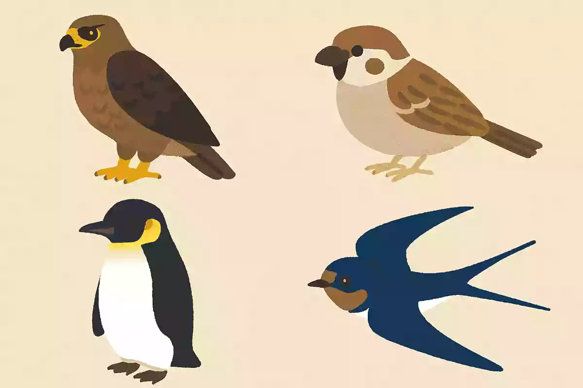 タカ、スズメ、ペンギン、ツバメの中で仲間はずれはどれ?