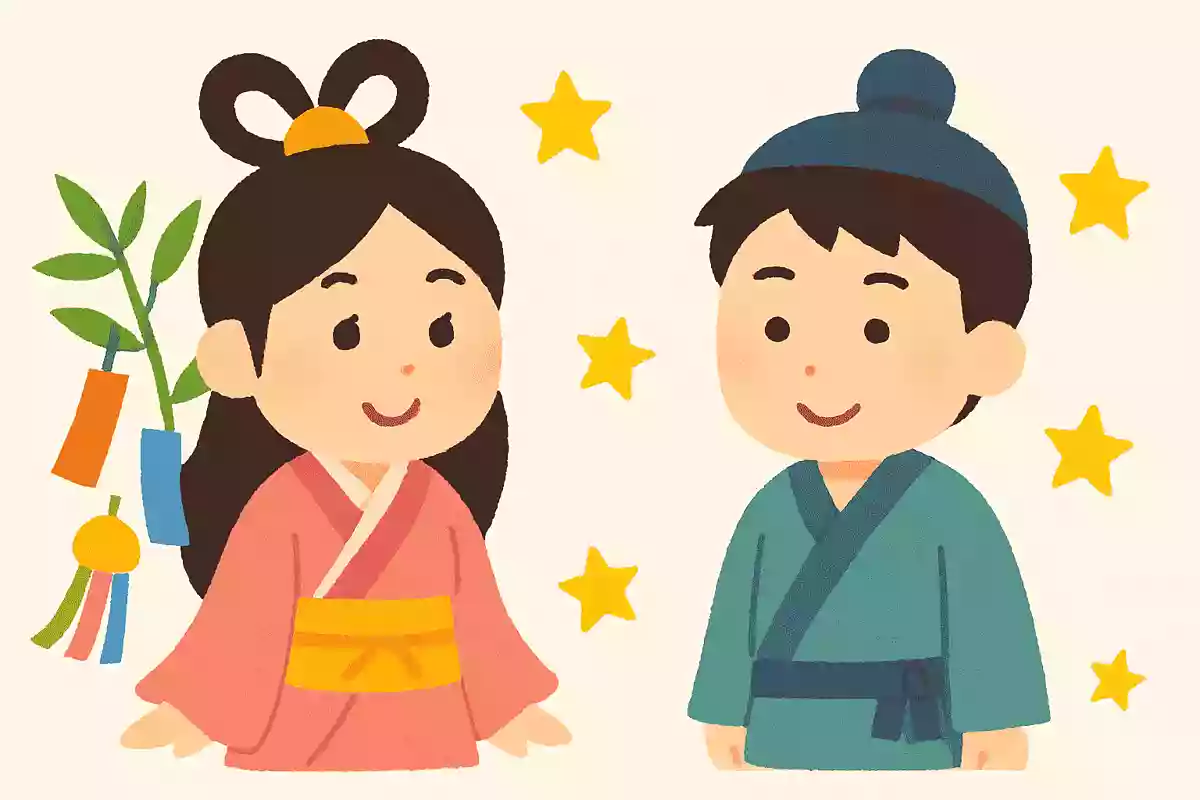 7月7日の七夕では誰と誰が出会う日とされているでしょうか？