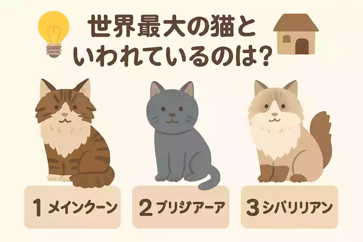 世界最大の猫といわれているのは?