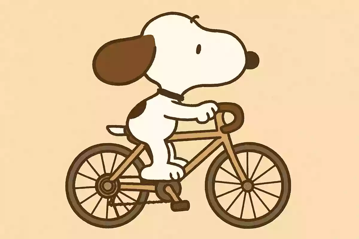 人生は10段変速の自転車のようなものだ・・・持っているのに一度も使ったことのないギアがいくつもある。スヌーピー
